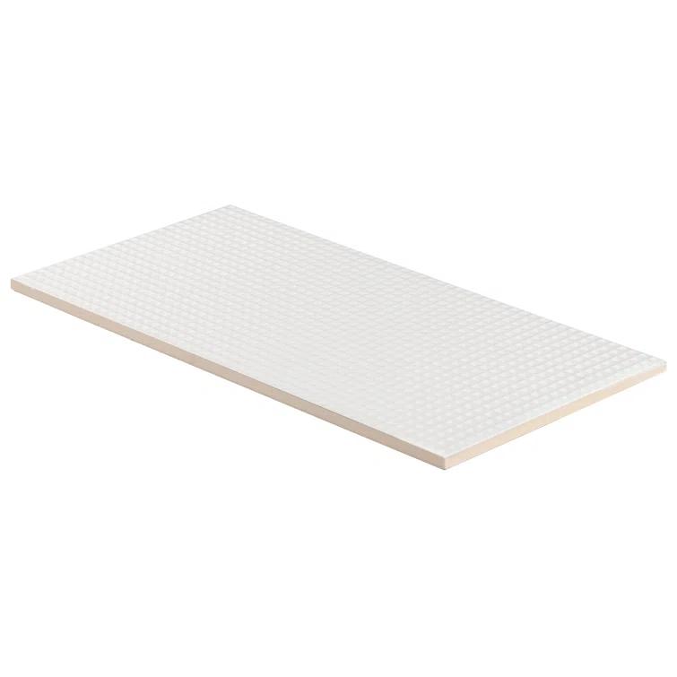 Level Waffle 7.87" x 15.74" Ceramic Patterned Tile