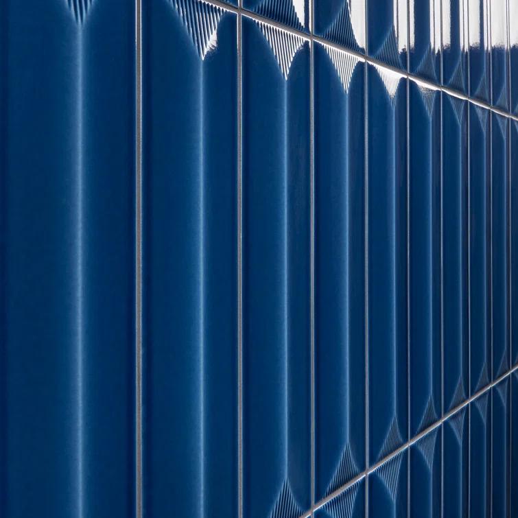 Radiant Inflex 4.43'' W x 17.62'' L Crackled Ceramic Subway Wall Tile (6.53 Sq. Ft. / Case)