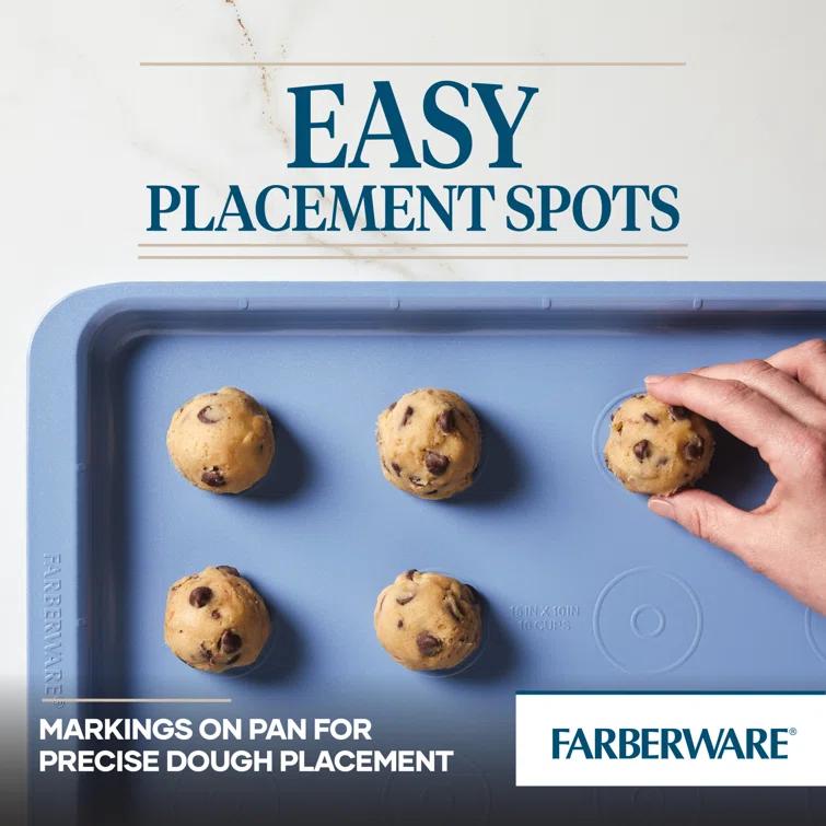 Farberware Easy Solutions Nonstick Bakeware Baking Sheets / Cookie Pan Set, 2 Piece (Set of 2)