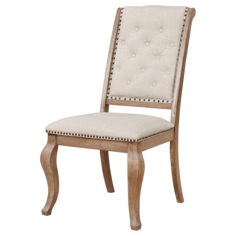 Keeter 19.25'' H Tufted Upholstered Side Chair