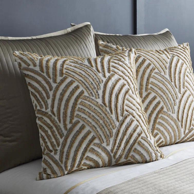 Trevi Abstract Linen Throw Pillow