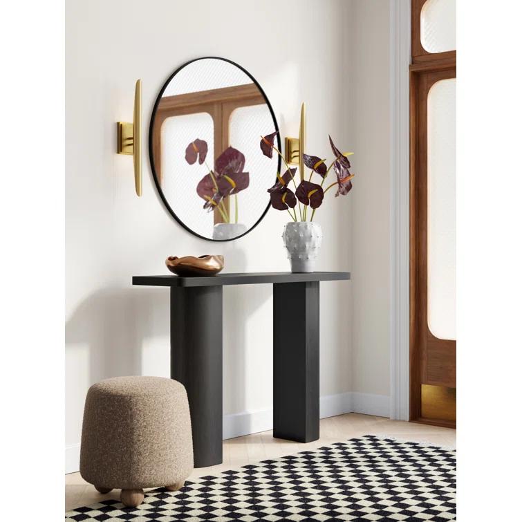 Sabine Metal Round Wall Mirror