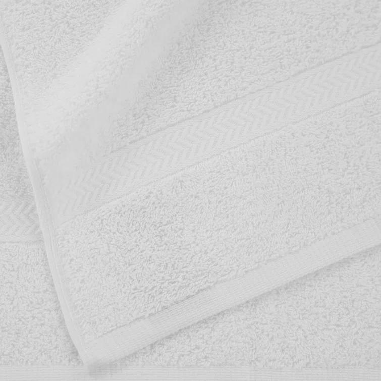 Martex 6 Piece Luxury Cotton Towel Set, 2 Bath Towels, 2 Hand Towels, 2 Washcloths 500 GSM 100% Ring Spun Cotton Highly Absorbent Soft Towels for Bathroom For Everyday Use, Hotel & Spa