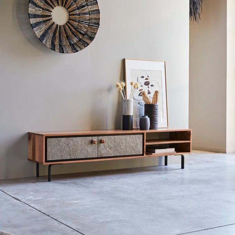 Temis Solid Wood TV Stand for TVs up to 70"