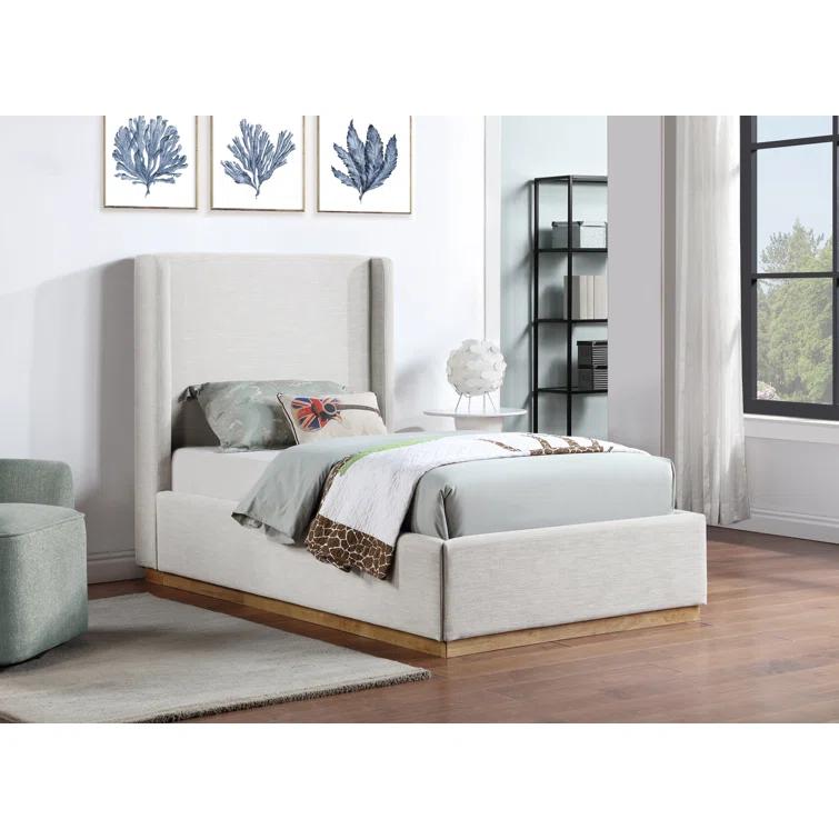 Earby Upholstered Panel Bed