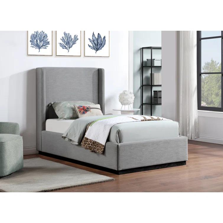 Earby Upholstered Panel Bed