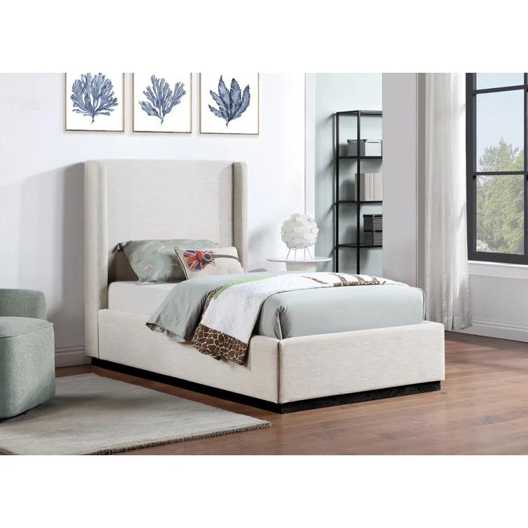 Earby Upholstered Panel Bed