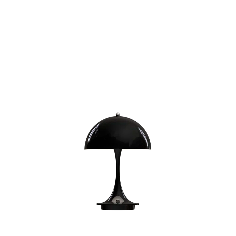 Black Acrylic Cordless Portable Outdoor Table Lamp