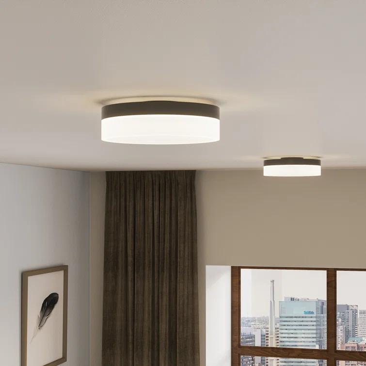 Danica Single Light Acrylic LED Flush Mount