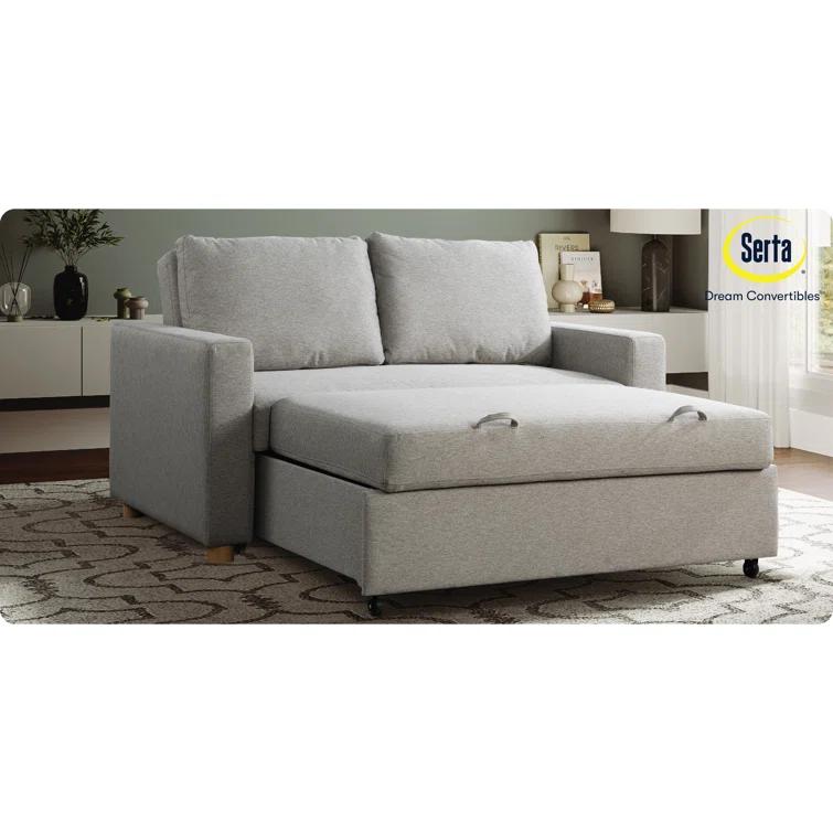 Serta Trinity Full Size Convertible Sleeper Sofa