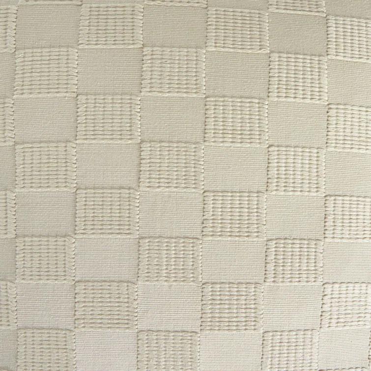 HANDWOVEN CHECKED Checkered Cotton Reversible Throw Pillow