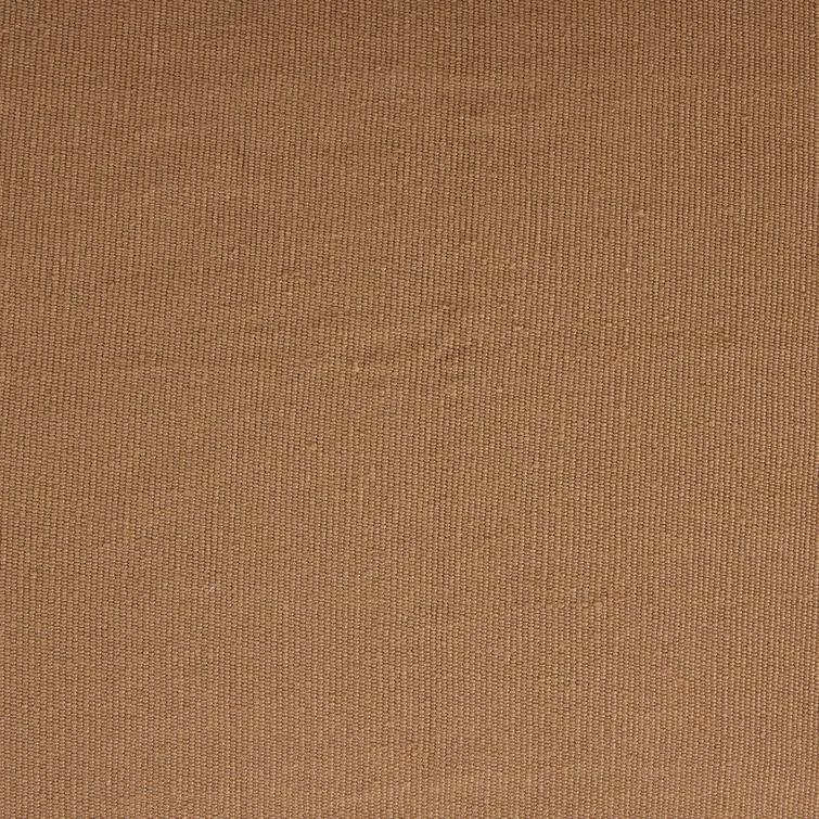 Khaki Cotton Rectangular Handwoven Eyelash Throw Pillow