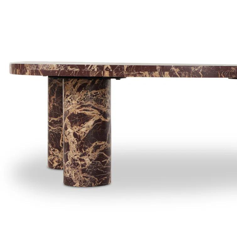 Mariano Coffee Table - Merlot Marble / Large