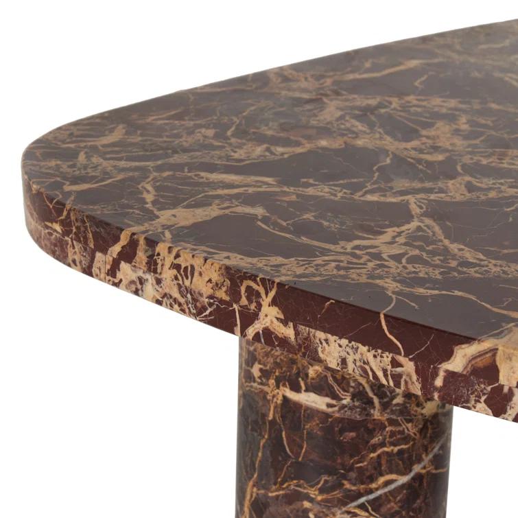 Mariano Coffee Table - Merlot Marble / Small