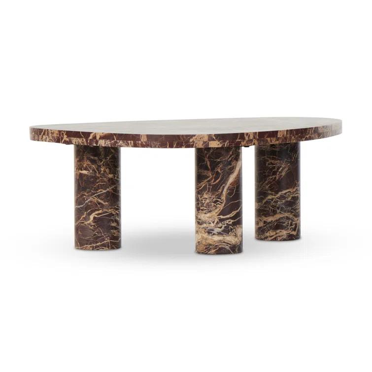 Mariano Coffee Table - Merlot Marble / Small