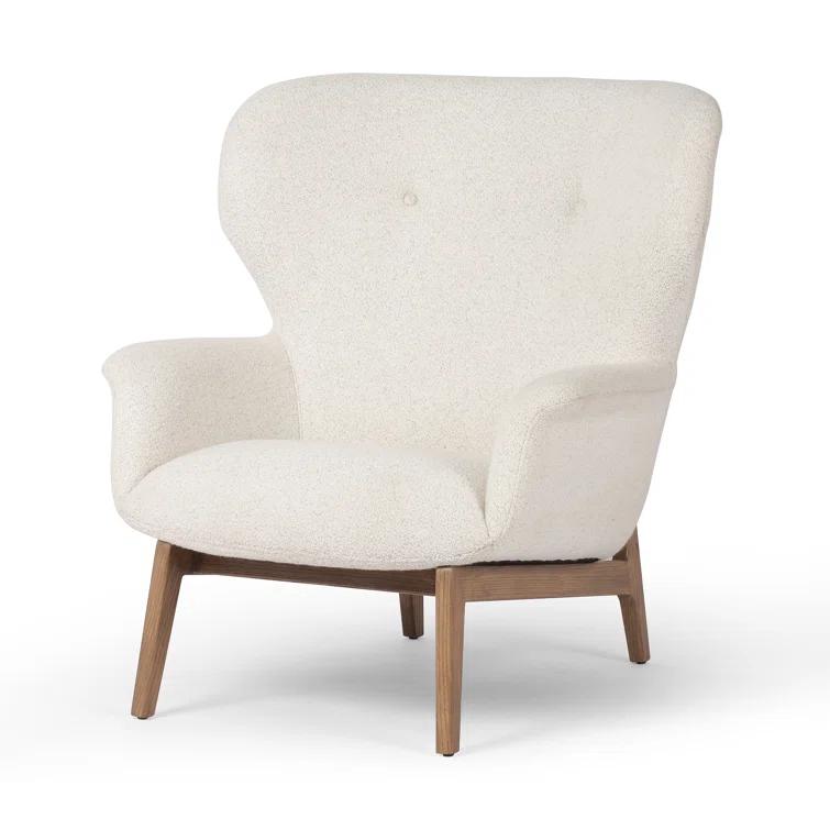 Elvie Upholstered Wingback Chair