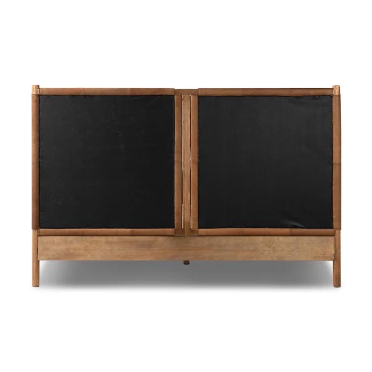 Sackett Leather Bed