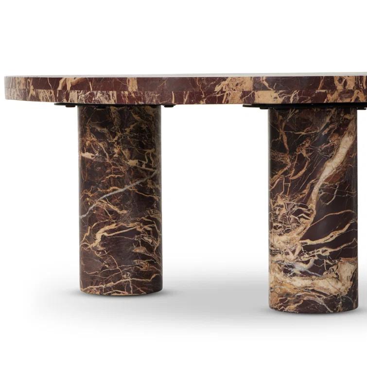Mariano Coffee Table - Merlot Marble / Small