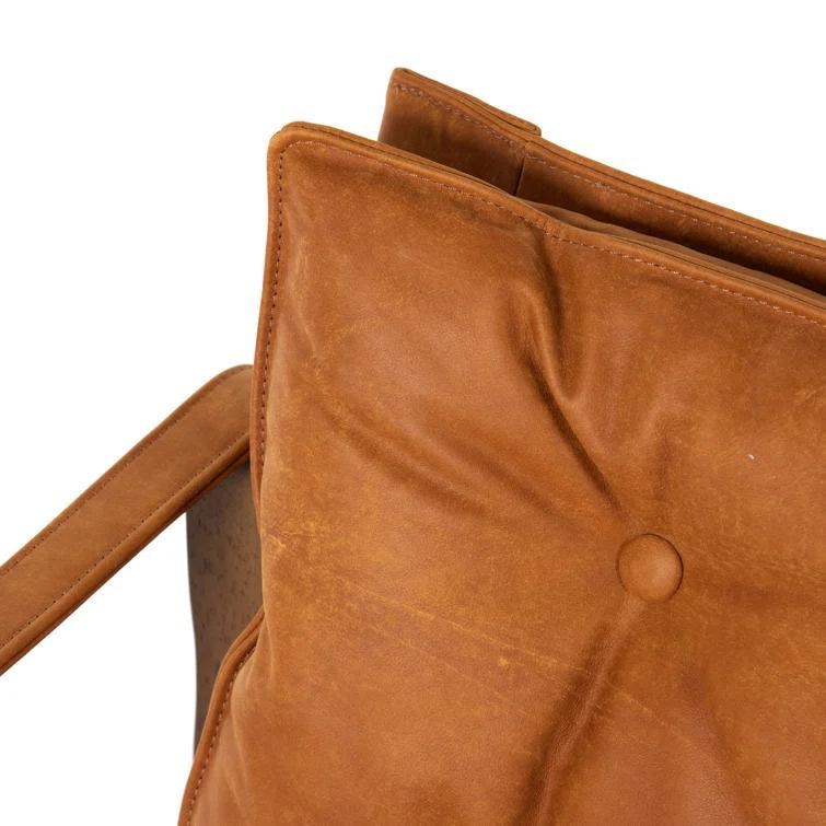 Caruso Accent Chair - Cognac Leather