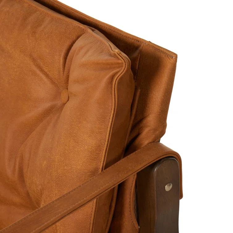 Caruso Accent Chair - Cognac Leather