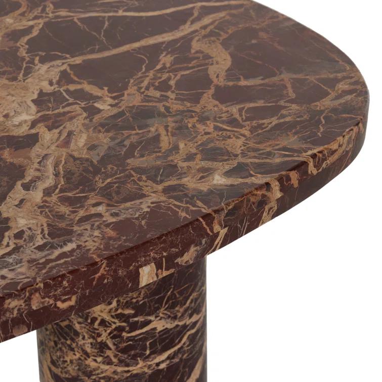 Mariano Coffee Table - Merlot Marble / Large