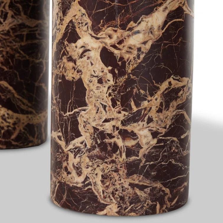 Mariano Coffee Table - Merlot Marble / Large