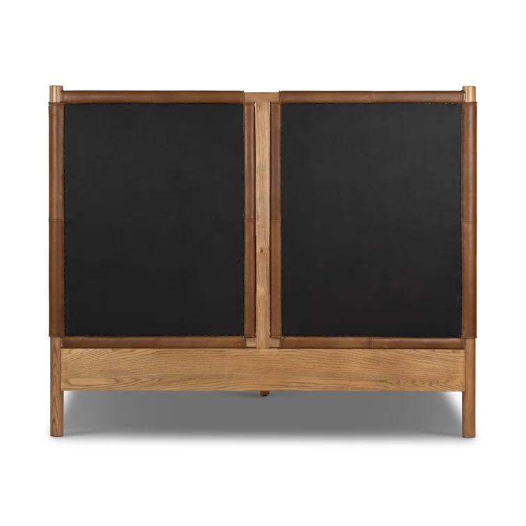 Sackett Leather Bed