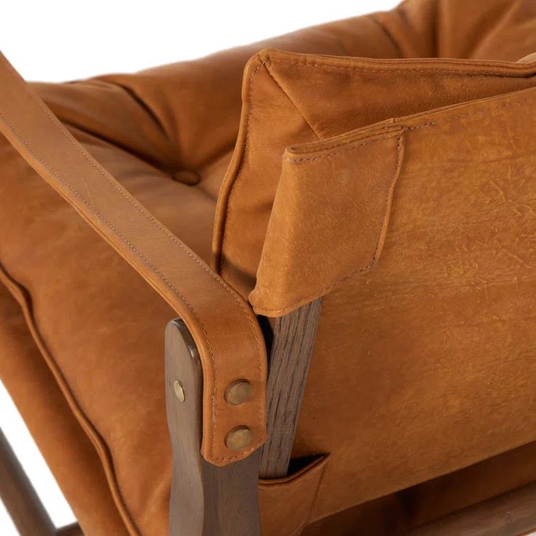 Caruso Accent Chair - Cognac Leather