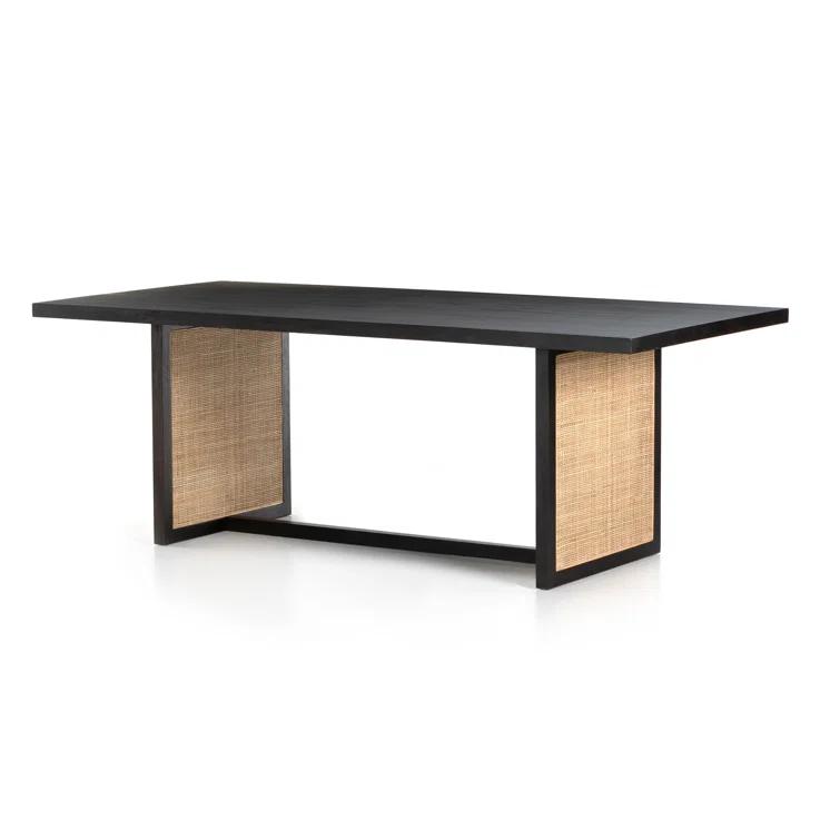 Yvette Woven Rectangle Dining Table (84")