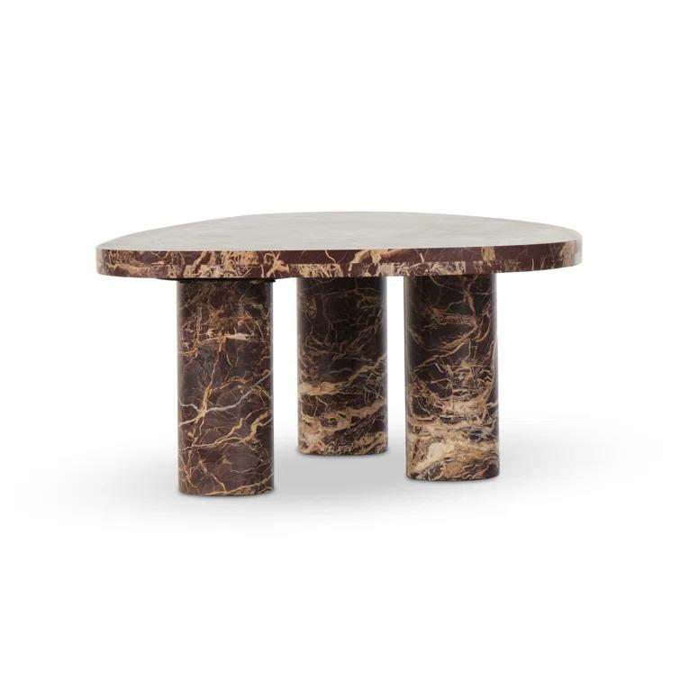 Mariano Coffee Table - Merlot Marble / Small
