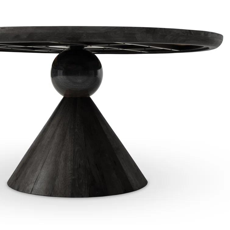 Bibianna Round Solid Wood Dining Table
