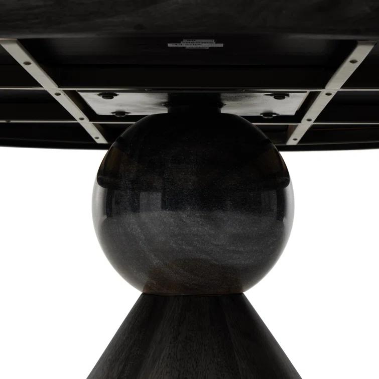 Bibianna Round Solid Wood Dining Table