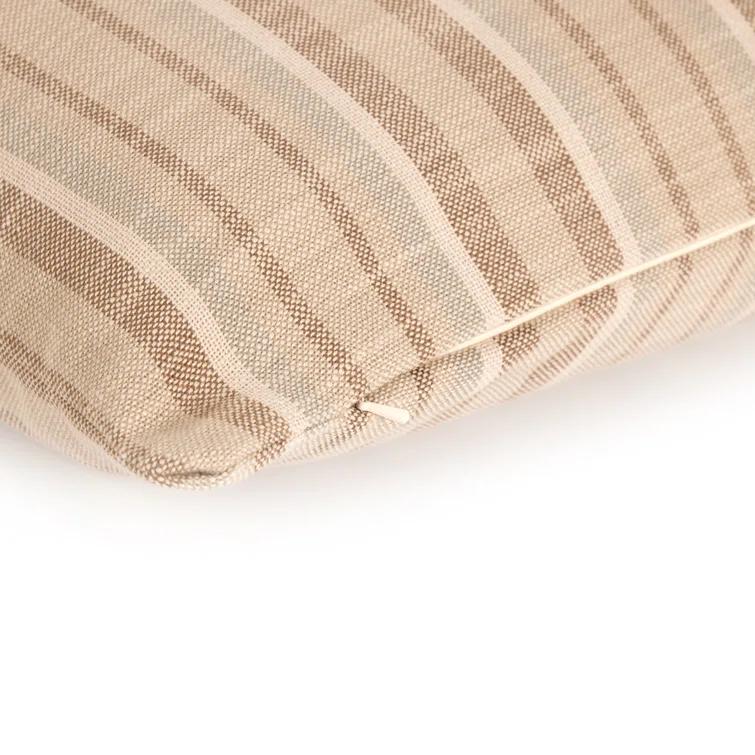 Four Hands Adobe Striped Reversible Throw Pillow