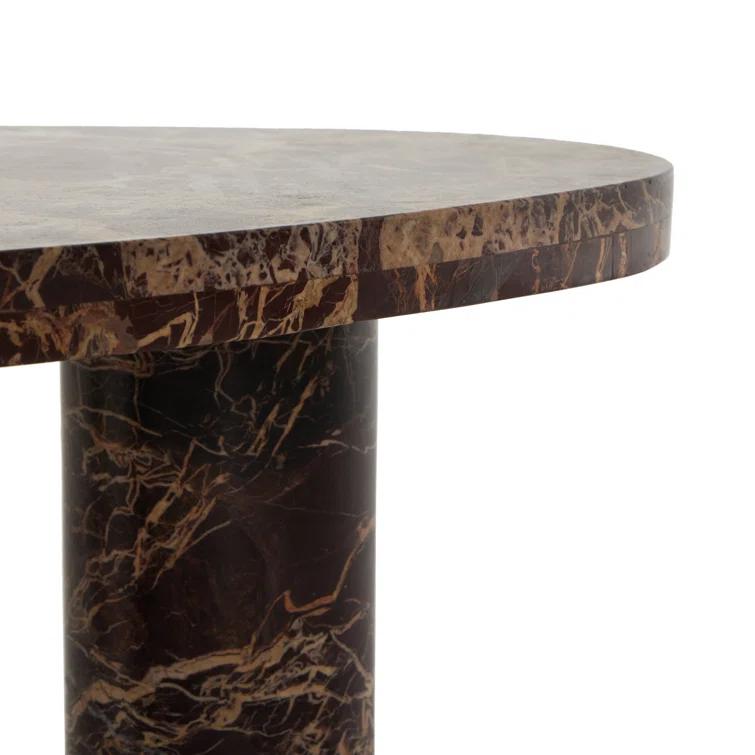 Mariano Coffee Table - Merlot Marble / Small