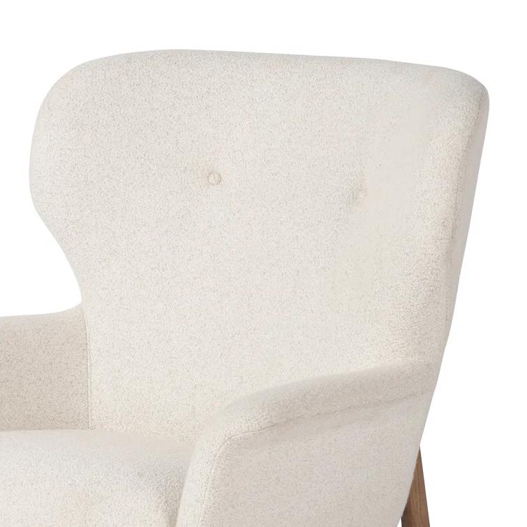 Elvie Upholstered Wingback Chair