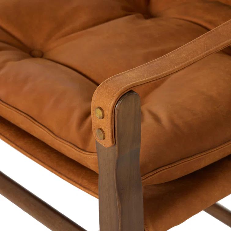 Caruso Accent Chair - Cognac Leather