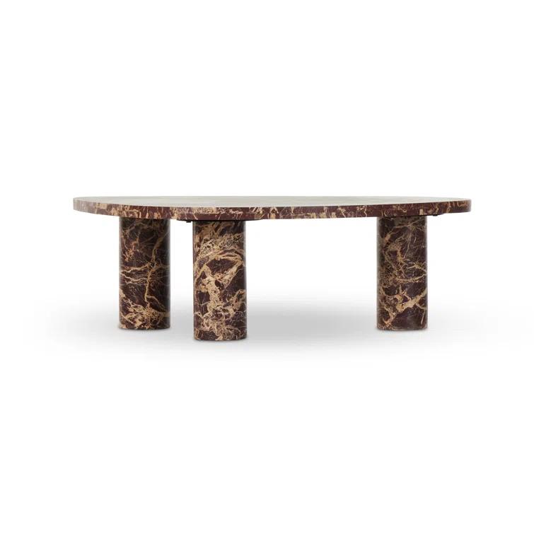 Mariano Coffee Table - Merlot Marble / Large