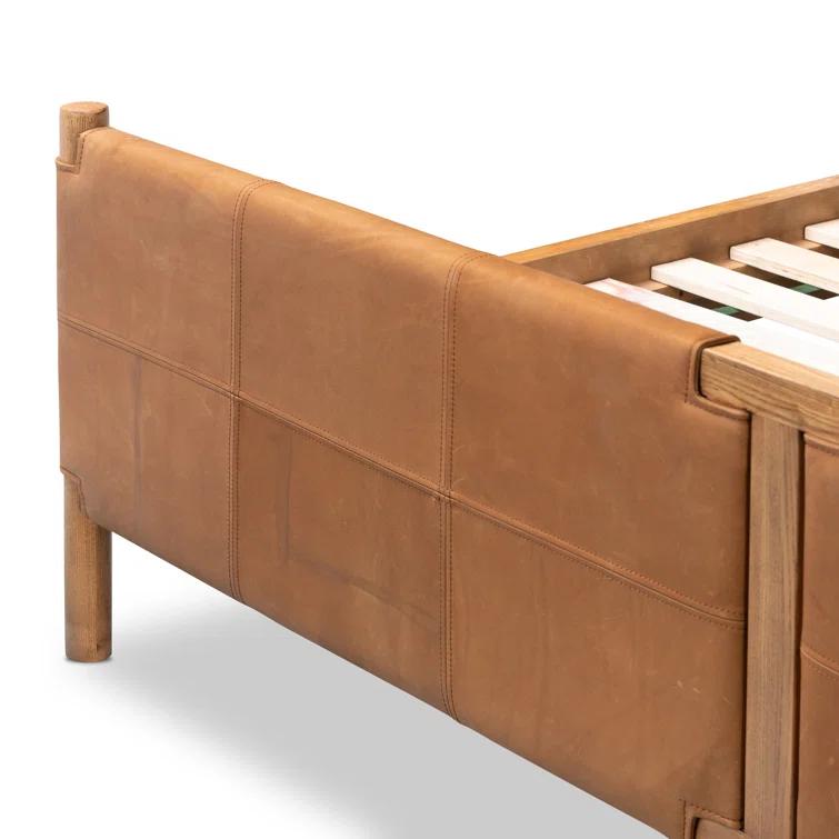Sackett Leather Bed