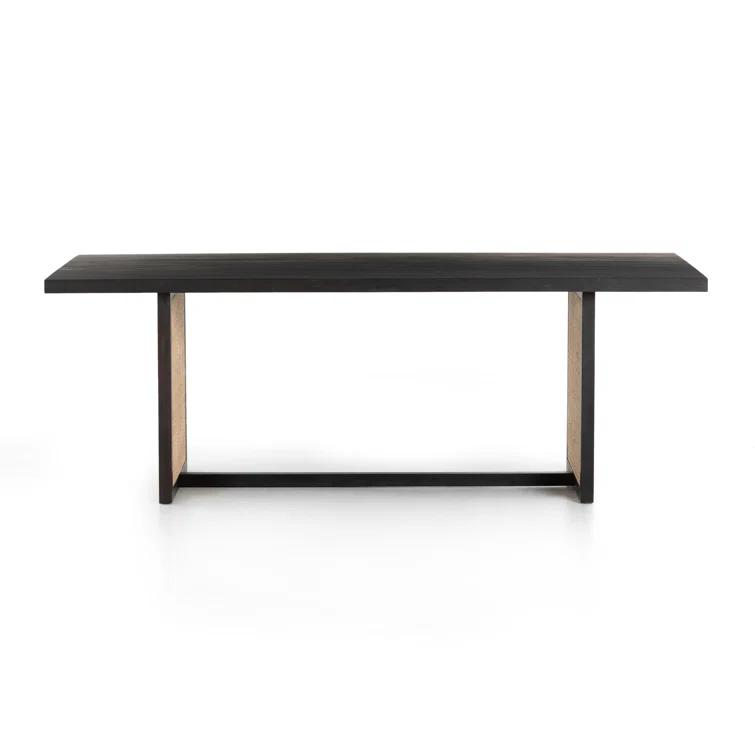 Yvette Woven Rectangle Dining Table (84")