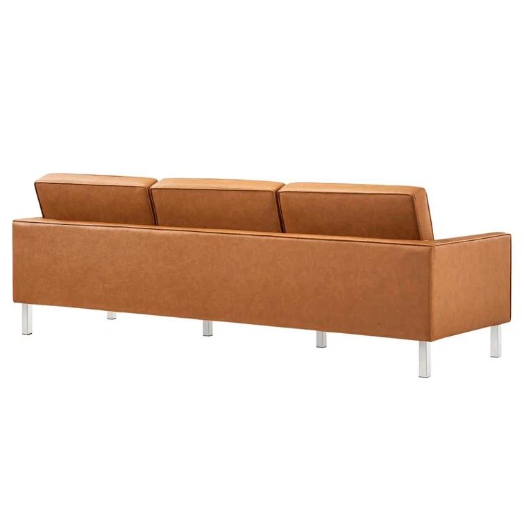 Modway Loft Tufted Vegan Leather Sofa by Modway