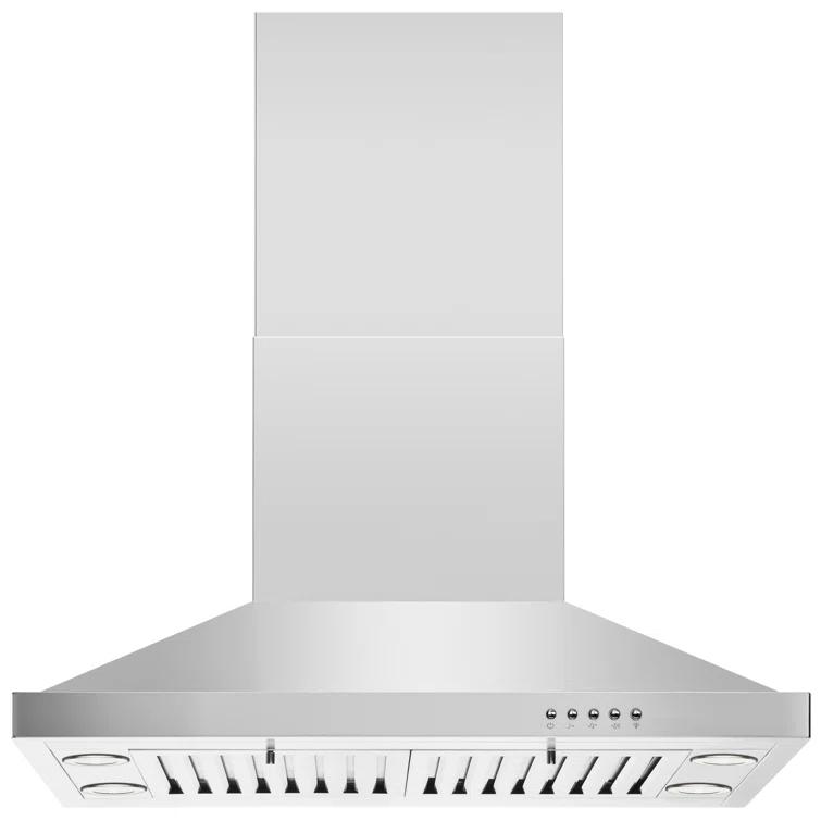 Blue Ocean 30" Stainless Steel 760 CFM Convertible Island Range Hood