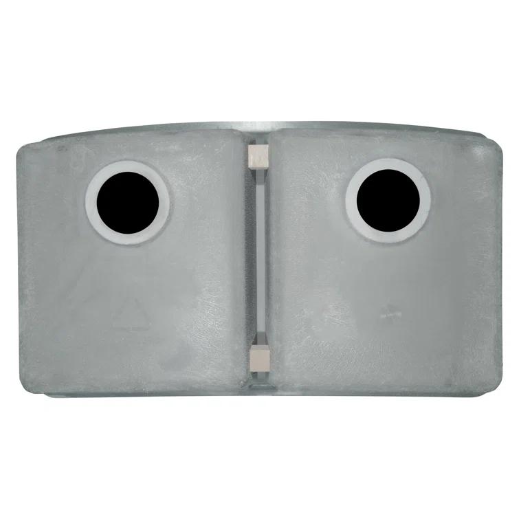 Quartz 32"x19" Undermount 50/50 Double Bowl Kitchen Sink