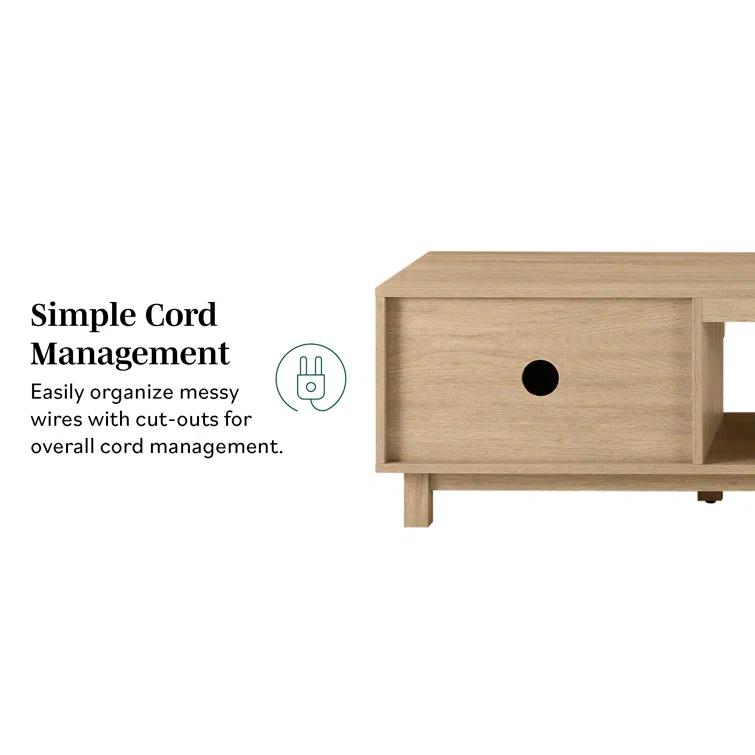 Farmann Reeded 2-Door TV Stand