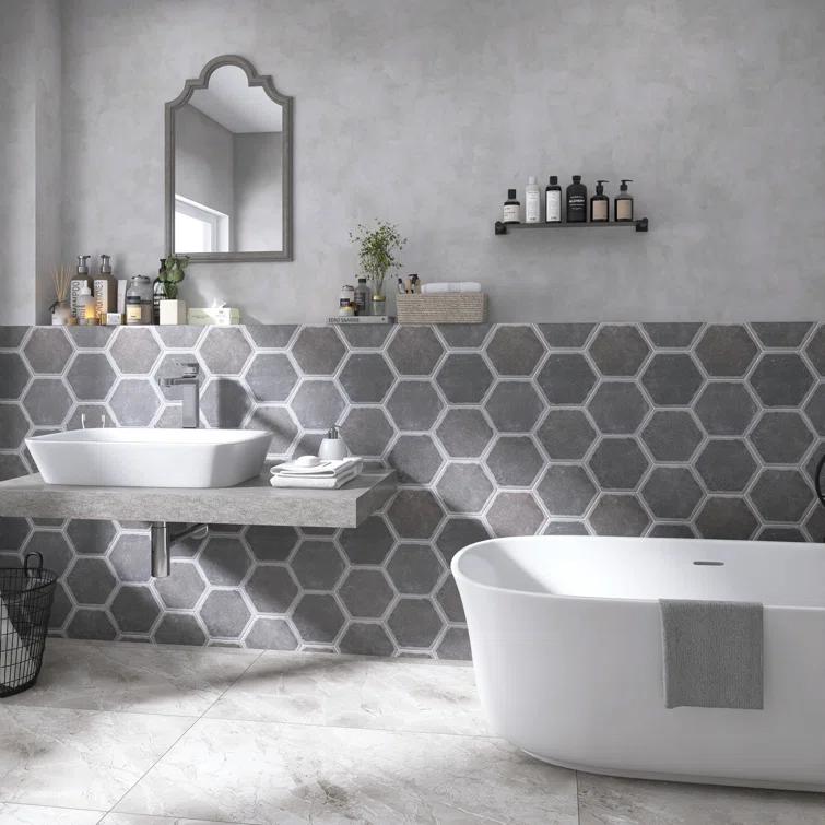 Dakota 8" X 9" Porcelain Wall & Floor Tile