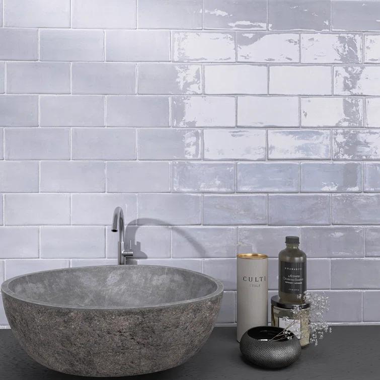 New Country 3" X 6" Ceramic Subway Wall Tile