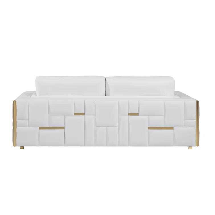 2 - Piece Top Grain Italian Leather Living Room Set