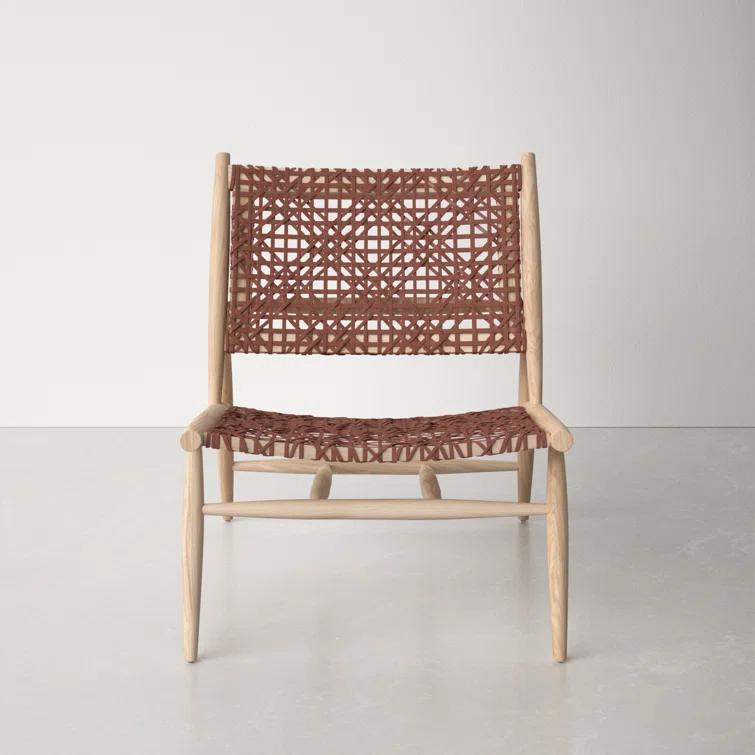 Kazbah Genuine Leather Side Chair