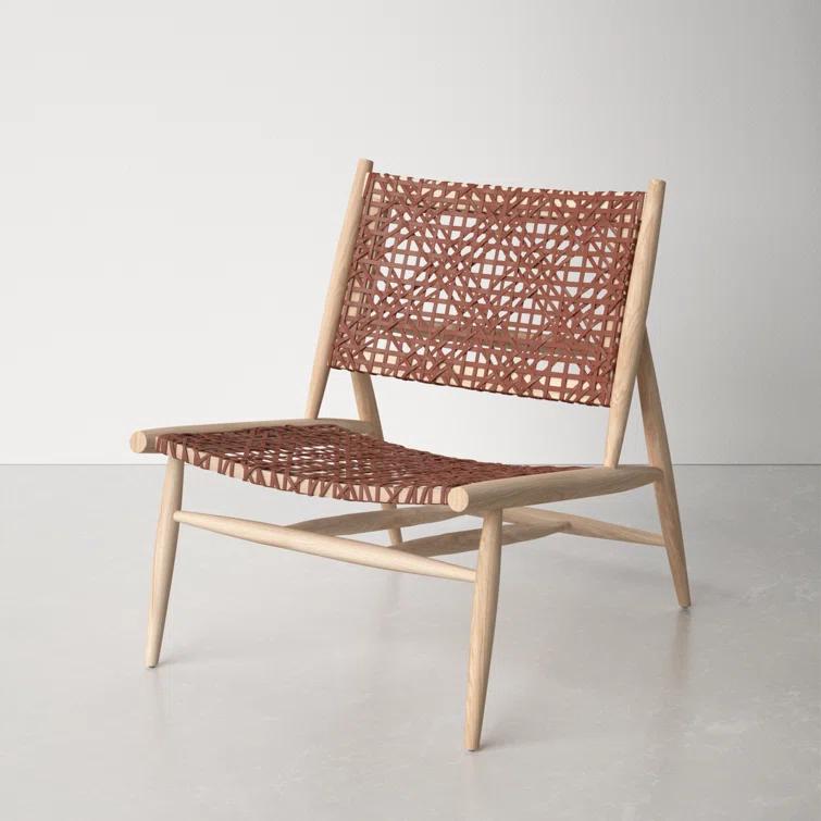 Kazbah Genuine Leather Side Chair