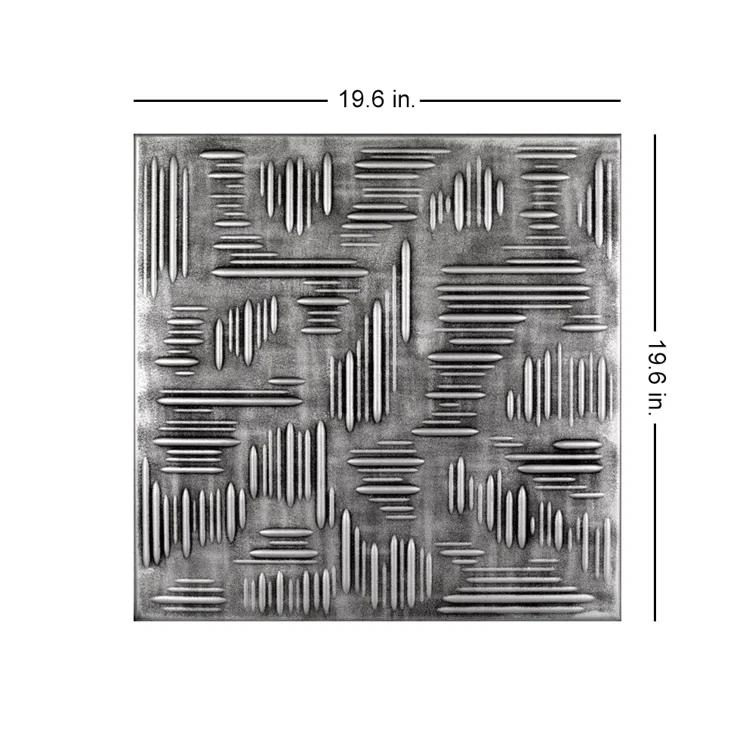 Country Wheat 1.6 ft. x 1.6 ft. Polystyrene Glue-up Ceiling Tile