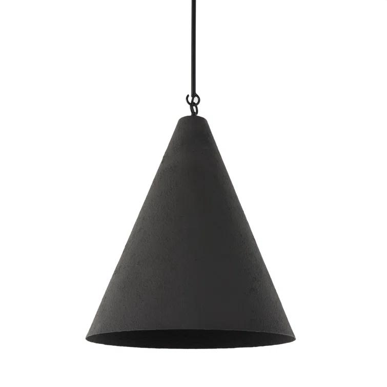 Ashwin Pendant Light - Black / 19.5"Dia
